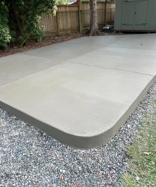 Broom Finish Patio And Sport Court Slab in Bothell 